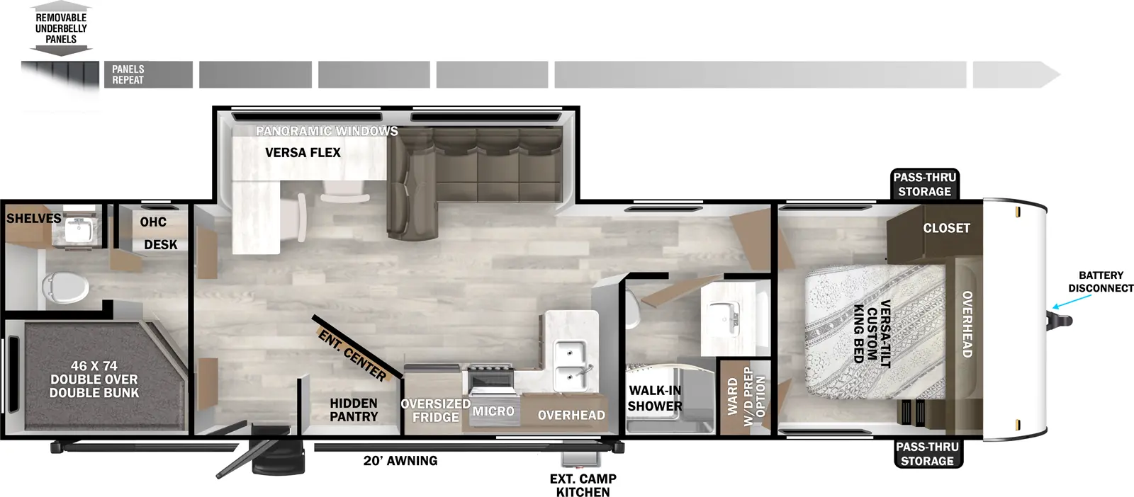 Salem 29BDB Floorplan